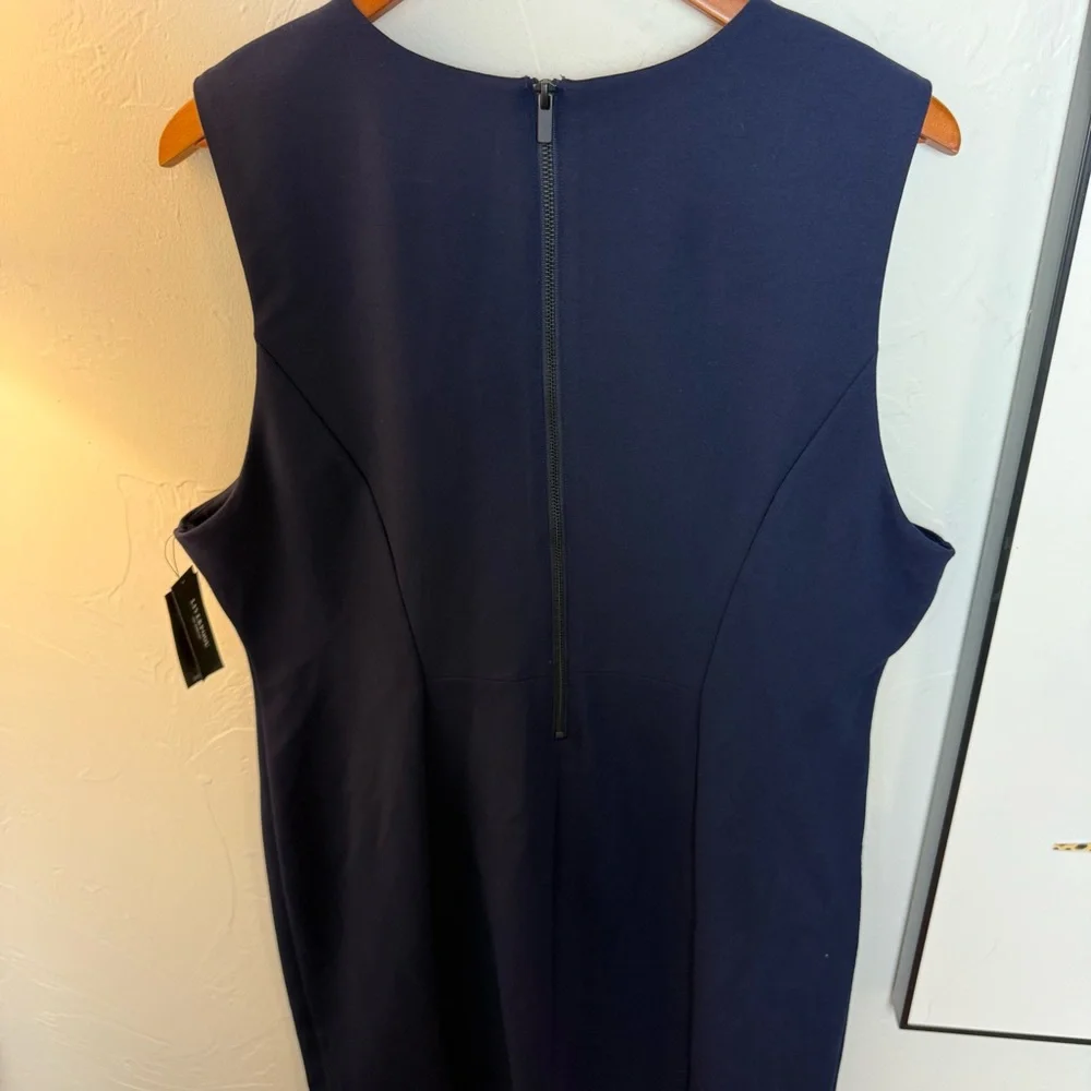 Liverpool Los Angeles Sleeveless Sheath Dress - Cadet Blue Size 12/31 NWT - Picture 5 of 5